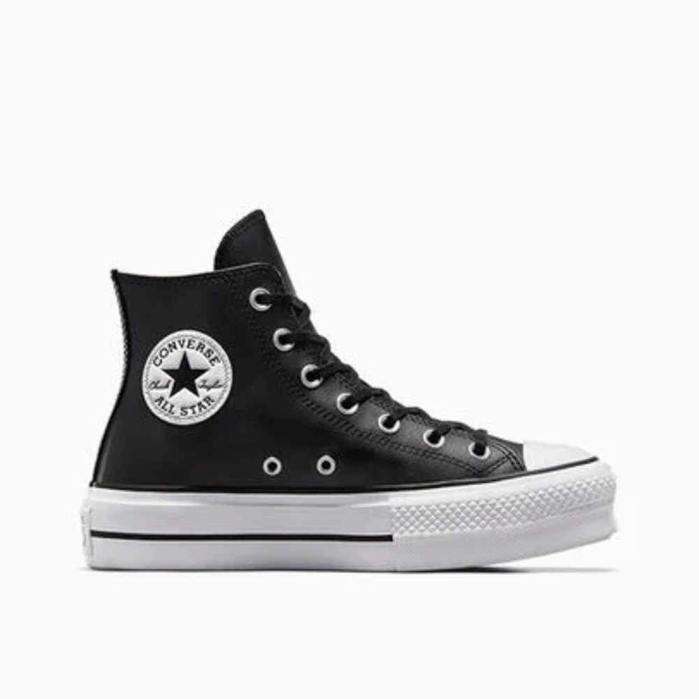 Converse Leather Platforms Shoes